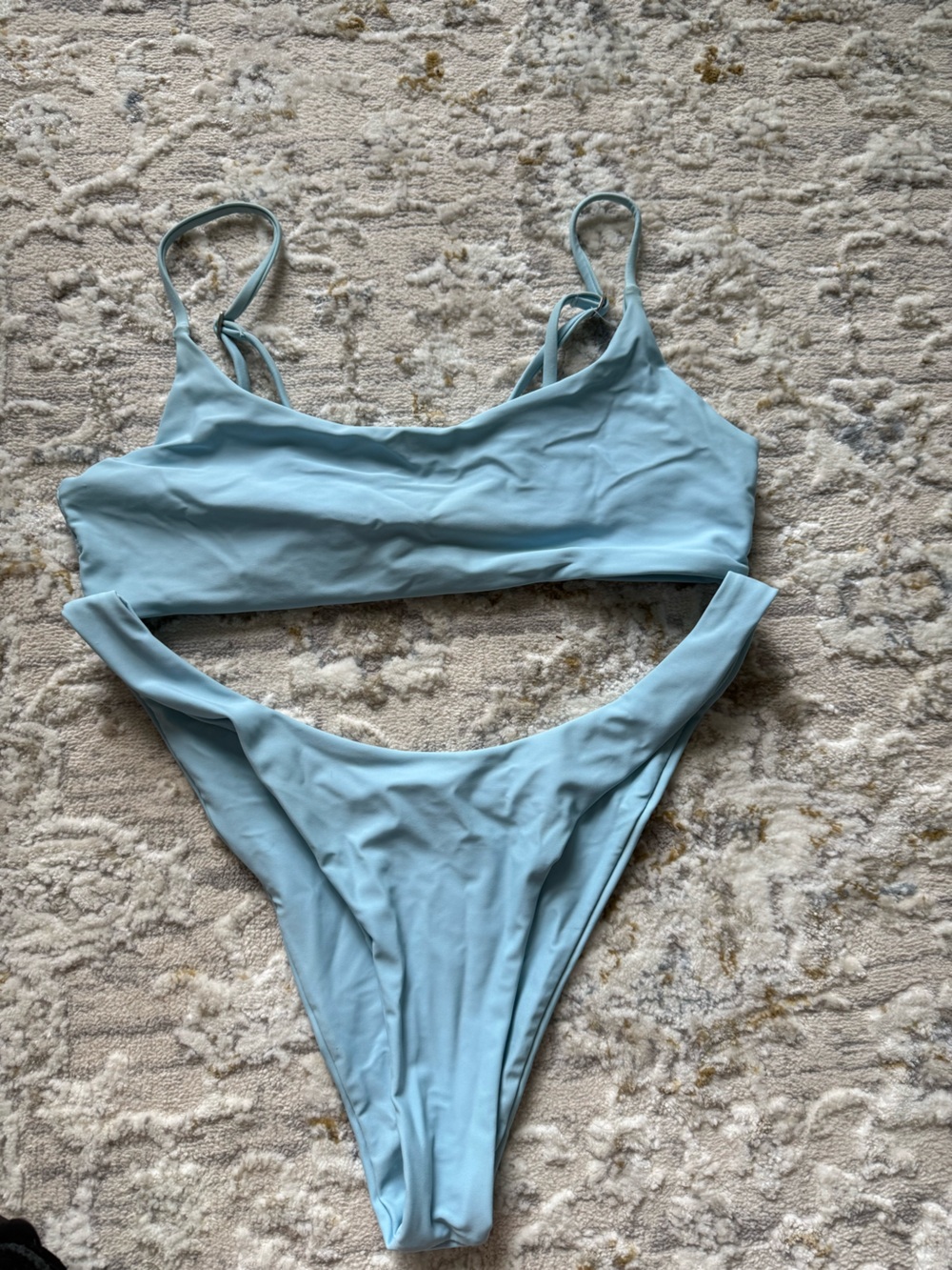 Light Blue Women's Bikini Cheeky Bottom